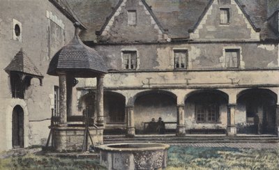 Talcy, studna a krytá galerie od French Photographer