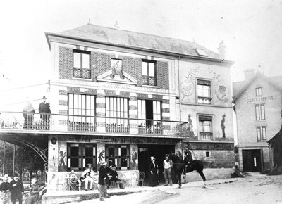 Hotel Fournaise v Chatou, c.1880 od French Photographer