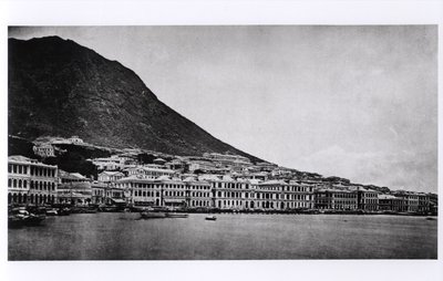 The Praya, Hong Kong, z Illustrations de la Chine et de ses Habitants od J. Thompsona, vydané v roce 1873 od French Photographer
