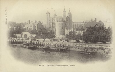 Tower of London a řeka Temže od French Photographer