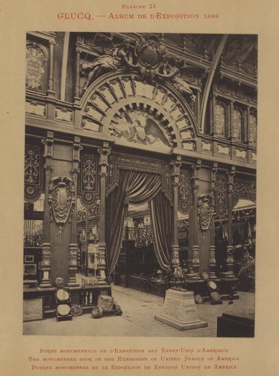 Monumentální dveře výstavy Spojených států amerických od French Photographer