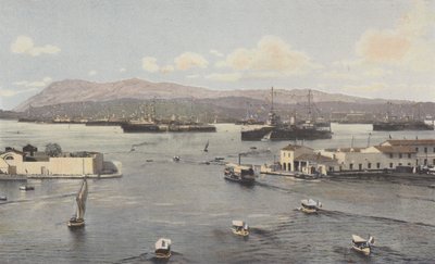 Toulon, Darse Vieille a Petite Rade, Pohled z Quai de Cronstadt od French Photographer