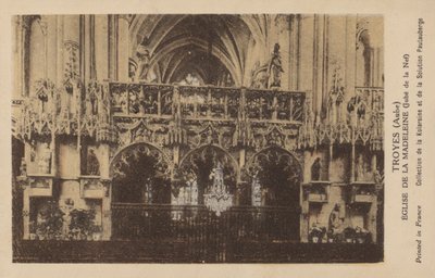 Troyes, Svítání, Kostel Madeleine od French Photographer