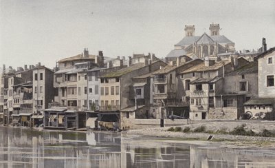 Verdun, Apsida katedrály, Pohled z pravého břehu Meuse od French Photographer
