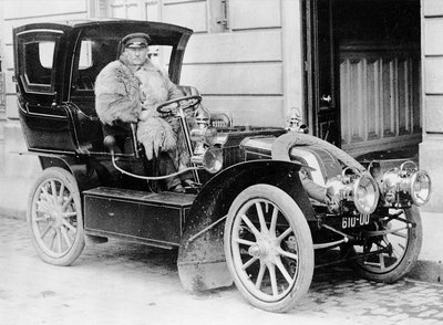 Automobil Vicart, kolem roku 1905 od French Photographer