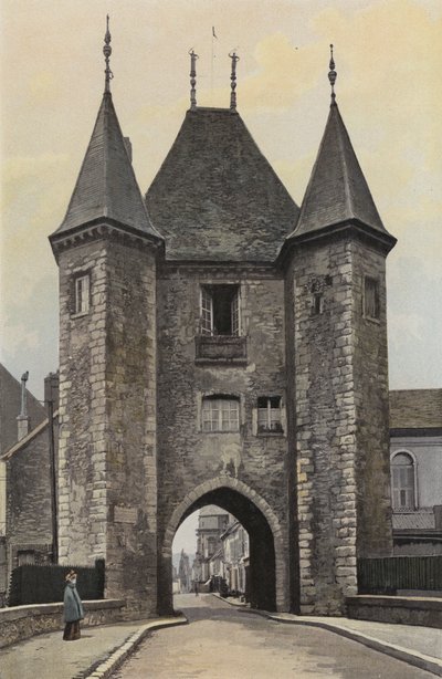 Villeneuve-sur-Yonne, Porte de Joigny od French Photographer