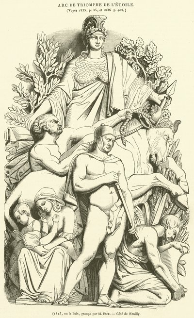 1815, nebo mír (rytina) od French School
