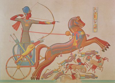 746.c.1. & f.8 Boj Ramsese-Miamouna proti Khetům na hranicích Orontes, z „Histoire de L