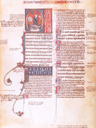 Pacient v posteli, z „Aforismů“ od Hippokrata přeložil Constantin l