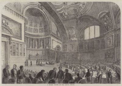 Nedávné zasedání francouzského senátu od French School