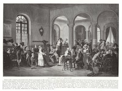Kabaret pod adresářem, Francouzská revoluce, 1795-1799 od French School