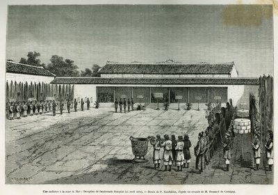 Slyšení u soudu v Hue (Vietnam), recepce francouzského velvyslanectví, 14. od French School