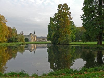 Pohled na zámek od French School