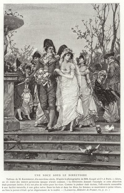 Svatba podle adresáře, Francouzská revoluce, 1795-1799 od French School