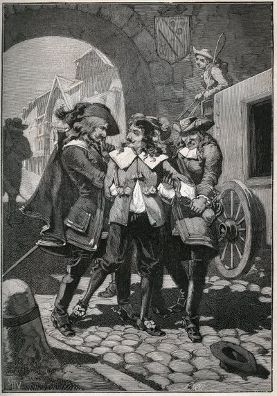 Únos Johanna Friedricha Bottgera (Boettger) (1591-1624) vojáky Frederika Augusta (Frederica Augusta) Saského, známého jako „pevnost“ od French School