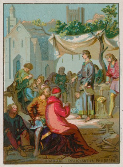Abelard vyučuje filozofii od French School