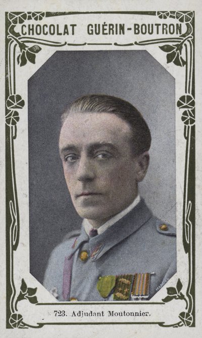 Praporčík Moutonnier (barevná fotografie) od French School