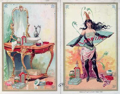 Reklama na kosmetiku Floreine, cca 1900 od French School