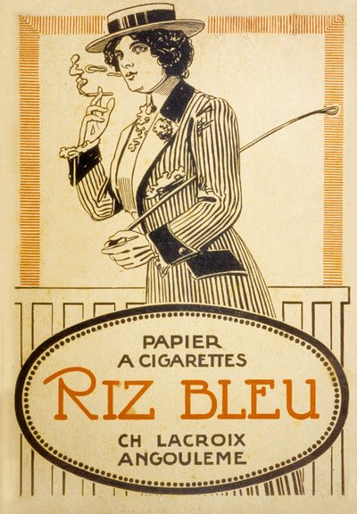 Reklama na cigarety Riz Bleu od French School
