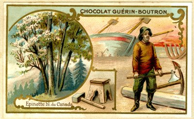 Reklamní chromolitografie čokolád Guérin Boutron (chromolitograf) od French School