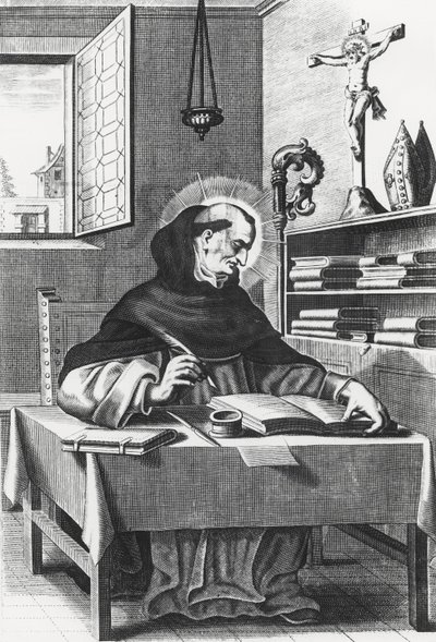 Albertus Magnus (rytina) od French School