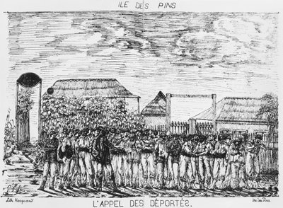 Album of the Isle of Pines, Seznam deportovaných, 1878-79 od French School