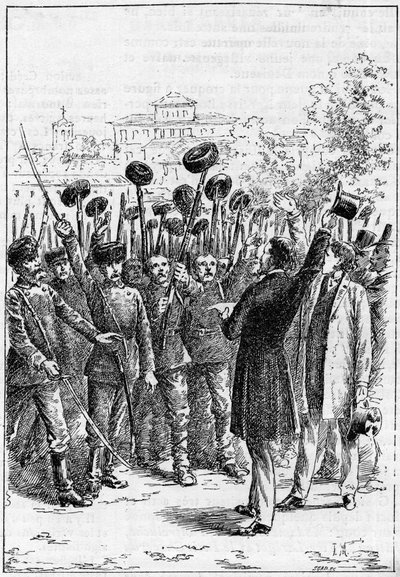 Alexandr z Battenbergu - Alexandr I. Bulharský nebo Alexandr z Battenbergu (1857-1893) prohlásil ve Filippoli spojení Rumunska a Bulharska v „The Illustrous World“ od French School