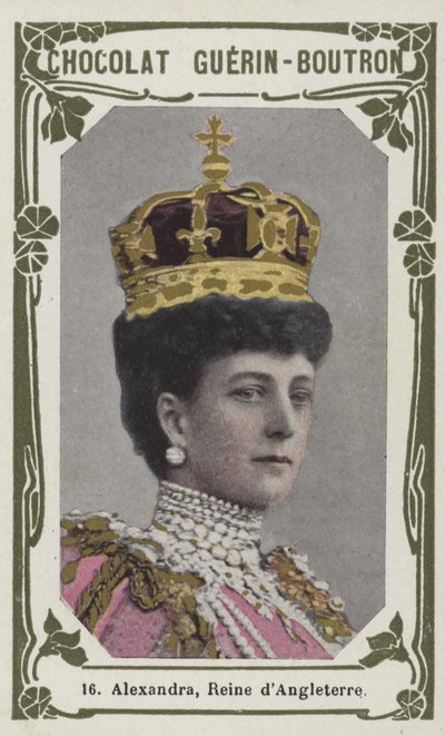 Alexandra, Reine dAngleterre (barevná fotografie) od French School