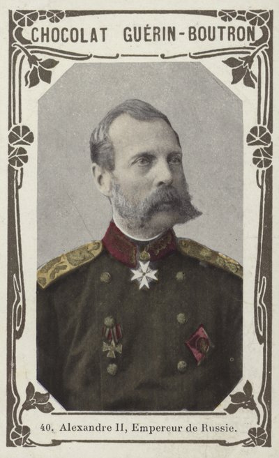 Alexandr II., ruský císař (barevné foto) od French School