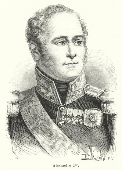 Alexandre Ier (rytina) od French School