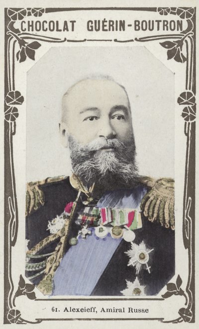 Alexeieff, Amiral Russe (barevná fotografie) od French School