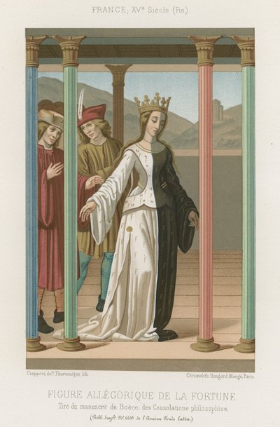 Alegorická postava Fortune od French School