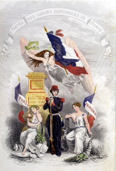 Alegorie francouzských revolucí od French School