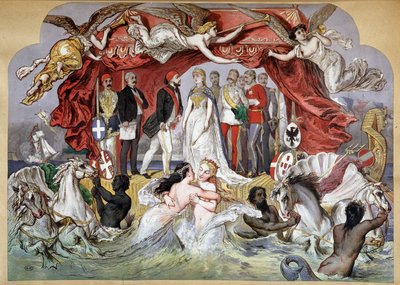 Alegorie inaugurace Suezského průplavu 17.11.1869 od French School