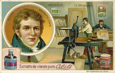 Alois Senefelder, vynálezce litografie od French School