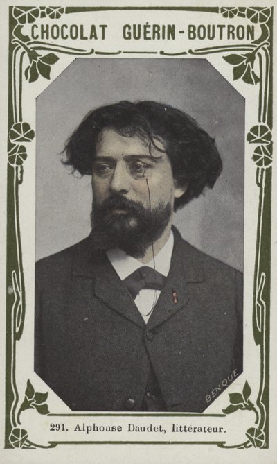 Alphonse Daudet, literát (barevné foto) od French School