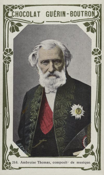 Ambroise Thomas, hudební skladatel (barevné foto) od French School