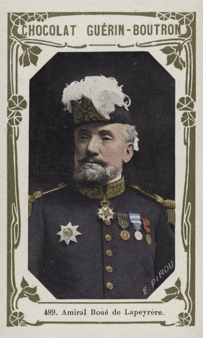 Admirál Boue de Lapeyrere (barevná fotografie) od French School