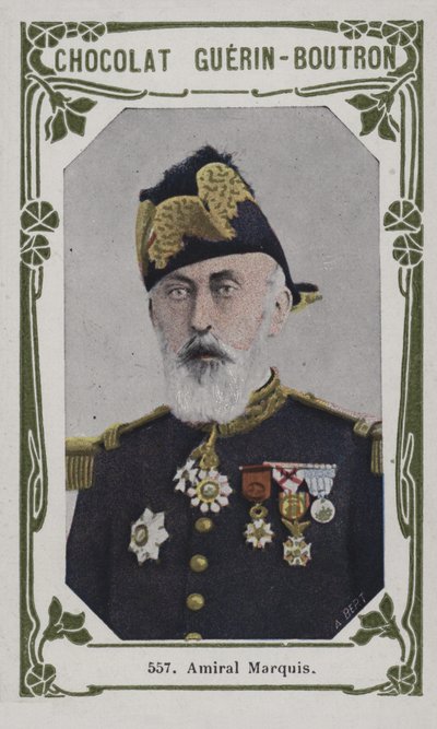 Amiral Marquis (barevná fotografie) od French School