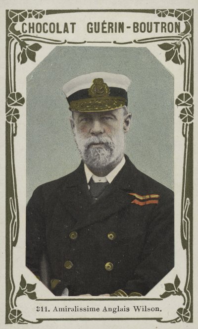 Britský admirál Wilson (barevná fotografie) od French School