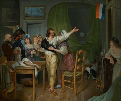 Oddanost po amputaci vlasti (olej na plátně) od French School