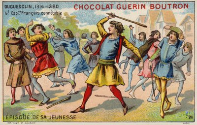 Epizoda z mládí Bertranda du Guesclina, konstábla Francie od French School