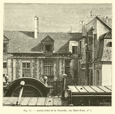 Bývalý Hotel de la Vieuville, rue Saint-Paul, č. 2 od French School