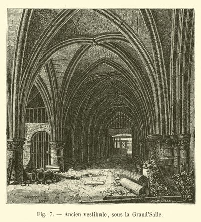 Starý vestibul, pod GrandSalle od French School