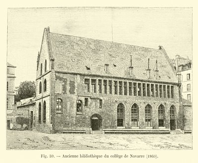 Bývalá navarrská vysokoškolská knihovna, 1860 od French School