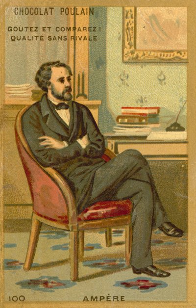 Andre-Marie Ampere, francouzský fyzik od French School