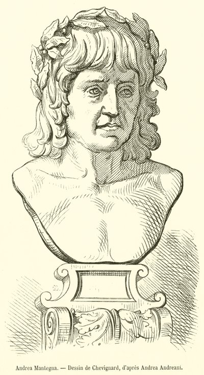 Andrea Mantegna (rytina) od French School