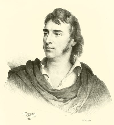 Antoine-Jean Gros, portrét (rytina) od French School