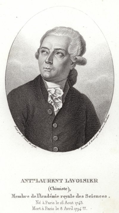 Antoine Laurent de Lavoisier od French School