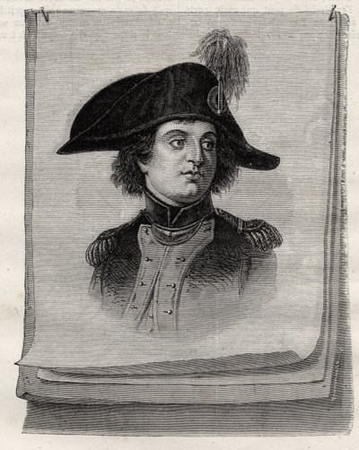 Antoine Joseph Santerre (1752-1809) z knihy "Histoire de la Revolution Francaise" od Louise Blanca (1811-82) od French School